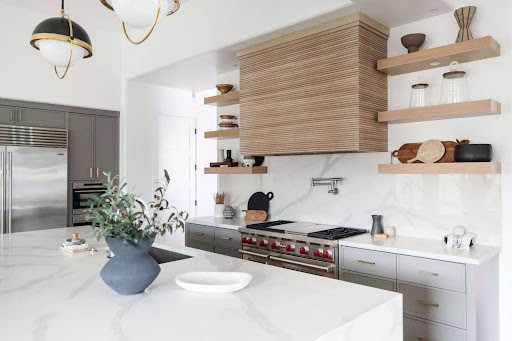  Paradise Valley luxury kitchen remodel by Living With Lolo and A-Team Construction, showing custom cabinetry and high-end finishes.